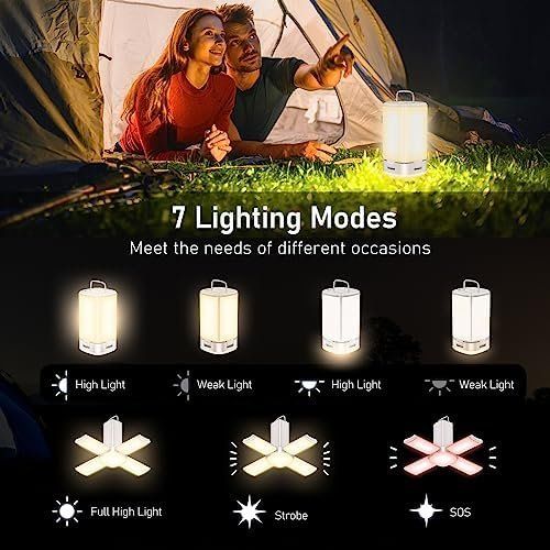 Lampes: LED Campinglampe Superhell 116 LEDs Camping Laterne 7 USB – Neuf avec emballage d'origine à Hundwil par pak_7zvn 4