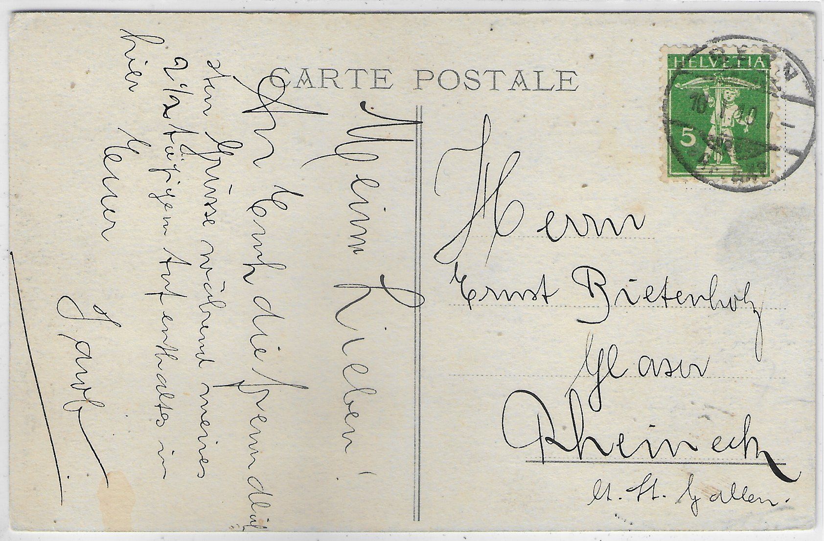 Cartes postales: Bundespalast vom Gurten aus – D'occasion à Ettingen par Kartenplanet 1