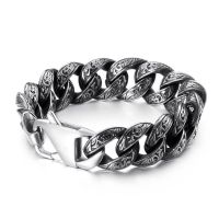 Edelstahl Armband Herren Massiv Chain