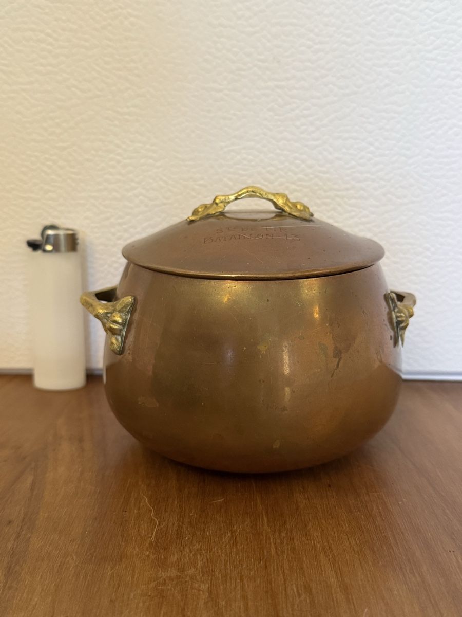 Töpfe: Antiker Kupfertopf mit Deckel "Sté de Tir Bataillon 13" – Gebraucht aus Zürich von Nobs1