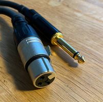 XLR auf Klinke 6.3 mm Kabel RockCable REAN  Audio Adapter