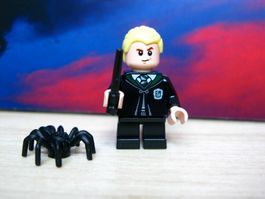 Lego Harry Potter Minifigur Draco Malfoy mit Spinne  NEU