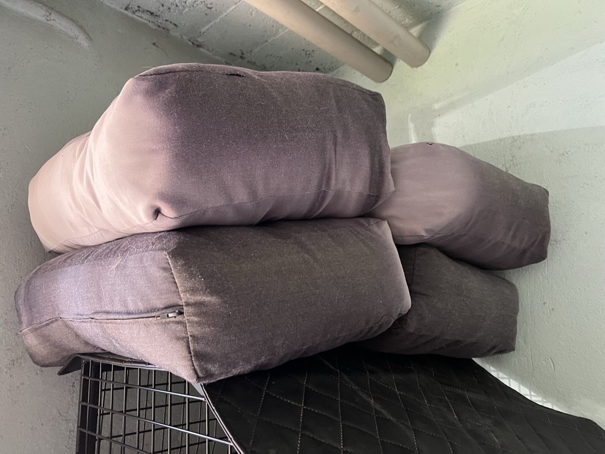 Coussins: 4 grosse Sofa-/Lounge-Kissen, waschbar – D'occasion à Neerach par TanjaK94 2
