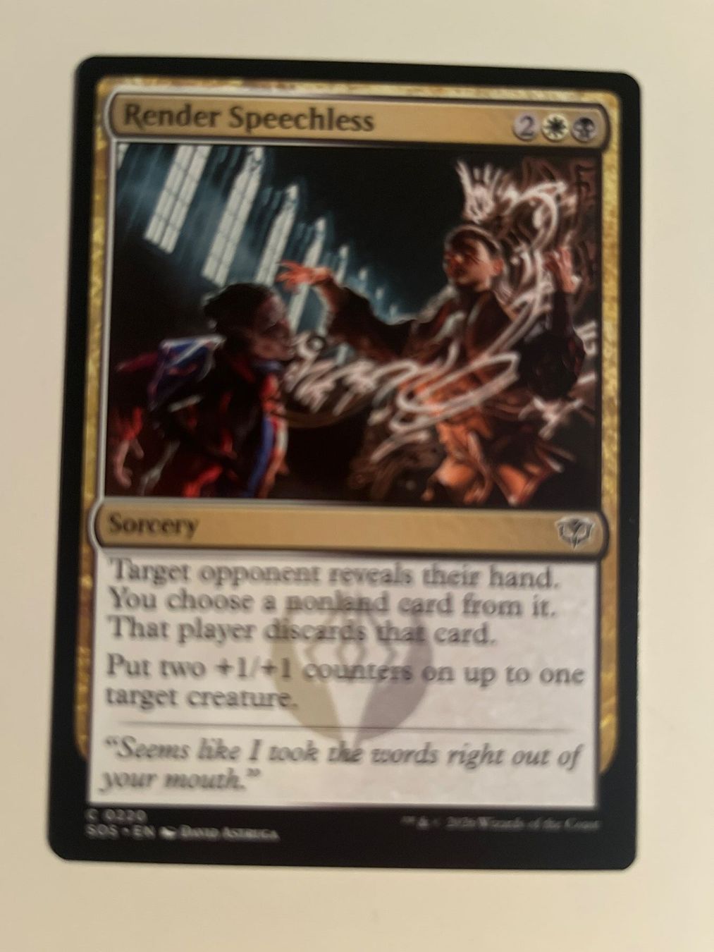 Magic The Gathering Sammelbilder & Trading cards: 1 x Render Speechless - Magic: The Gathering - MtG – Gebraucht aus Kriens von Shadi1980