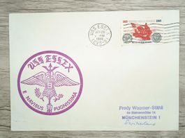 TR70 Enveloppe + Timbre USA 1966