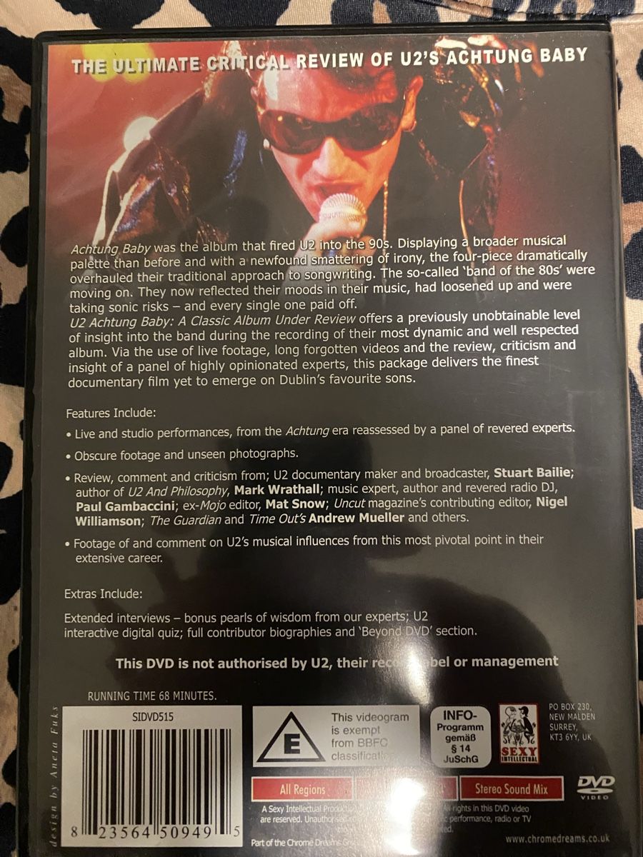 Tutti i DVDs: U2 Achtung Baby – Usato da Thayngen venduto da doncorvetto 1