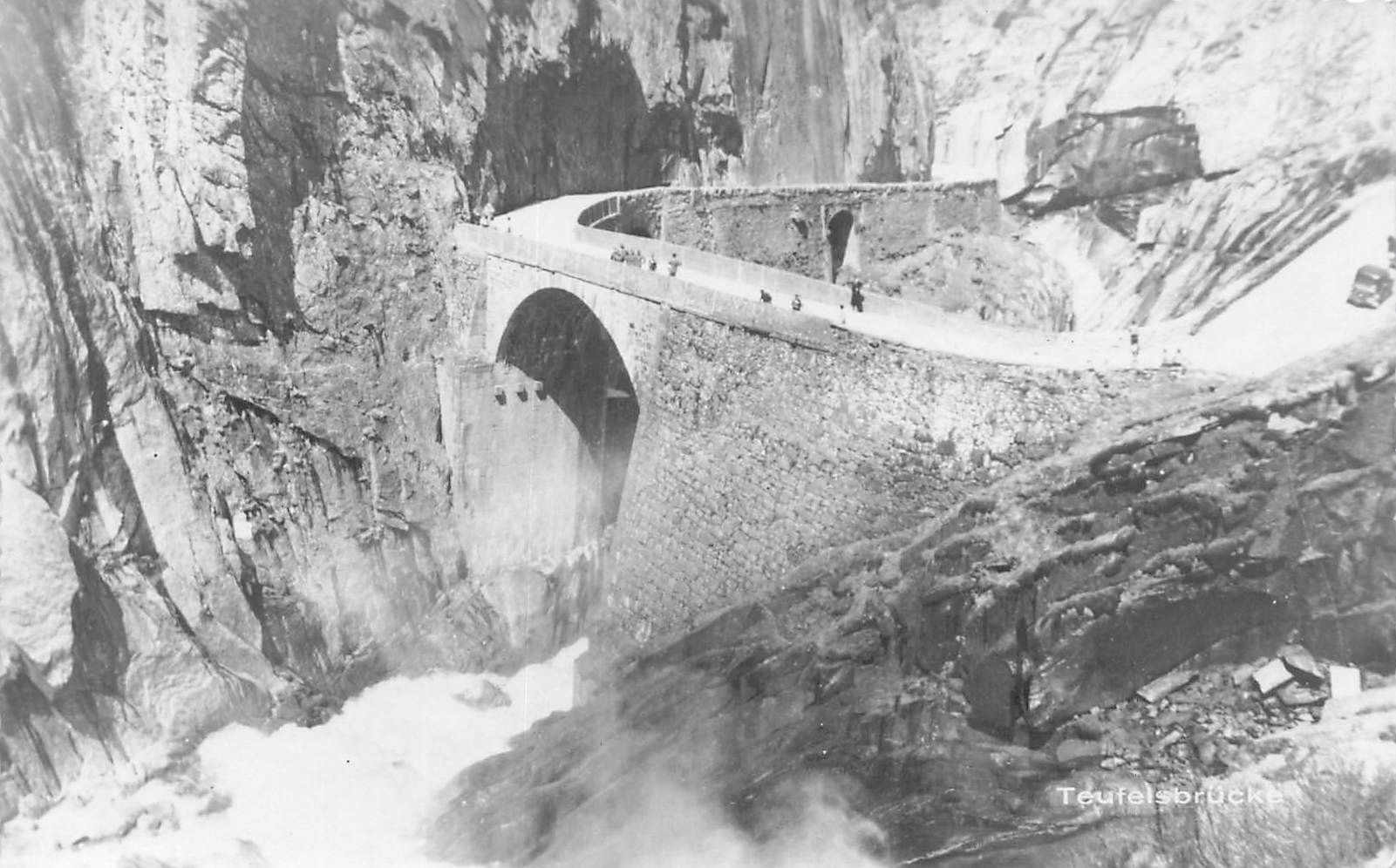 Ansichtskarten: Teufelsbrücke – Gebraucht aus Biasca von Blenio71