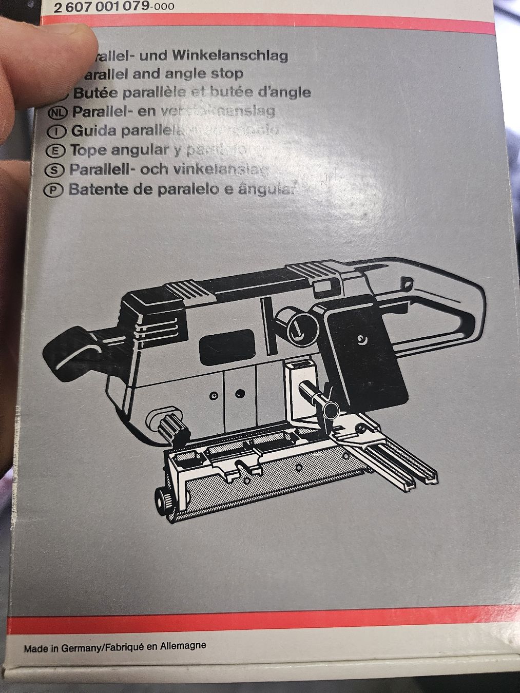 Bosch Tutti gli attrezzi: BOSCH Parallel- und Winkelanschlag für PBS 75/75 E – Nuovo (secondo la descrizione) da Meisterschwanden venduto da Luluku 2