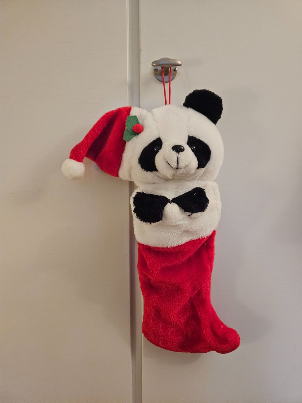 Spielzeuge: Weihnachtssocke Panda – Gebraucht aus Winterthur von rahelmedeaL