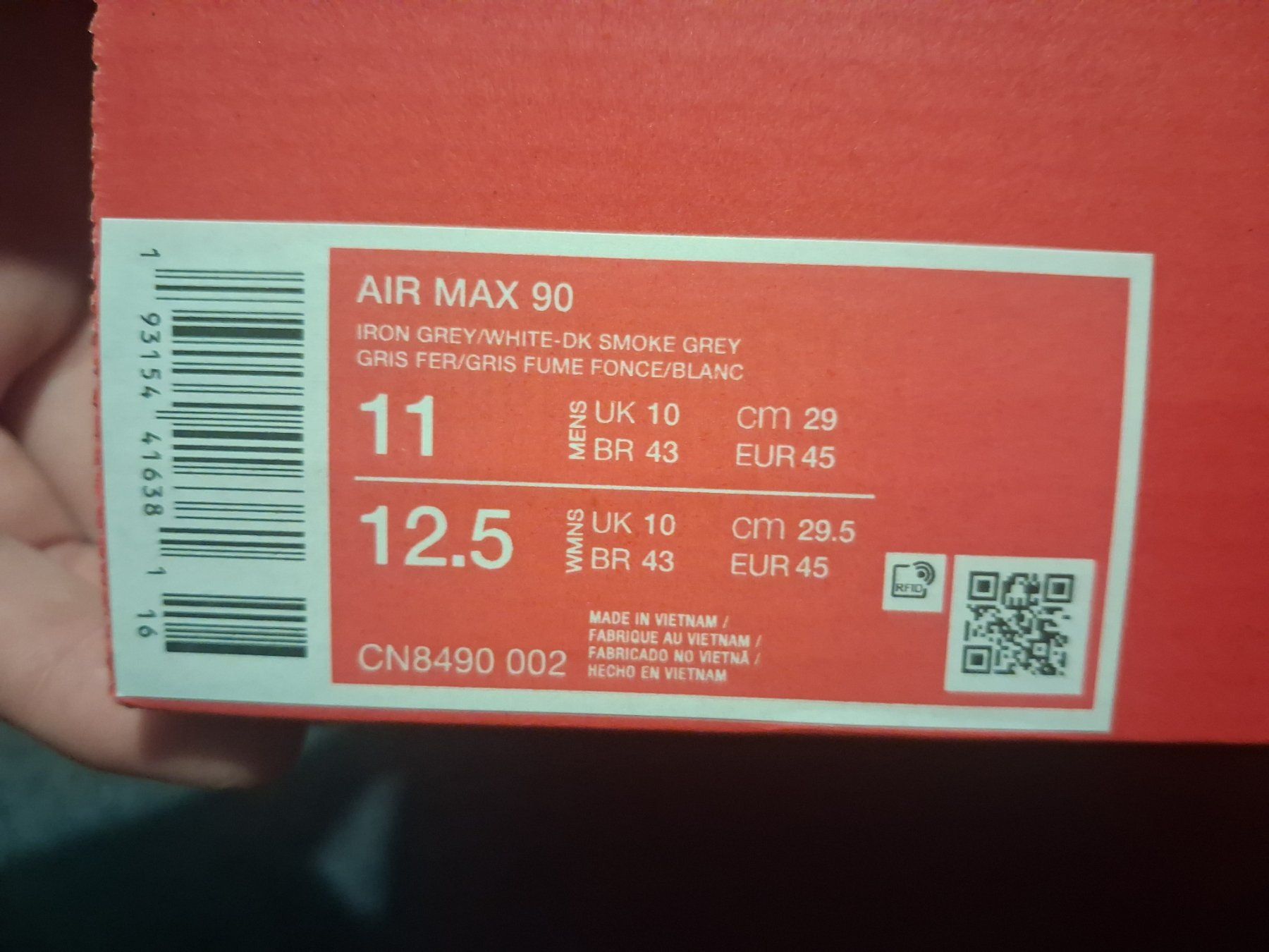 Nike Herrenschuhe: Nike airmax 90 – Neu (gemäss Beschreibung) aus Ecublens VD von Baldrunner 2