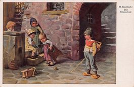 Kunst-AK, H. Kaulbach - Der Störenfried - gel. 1924