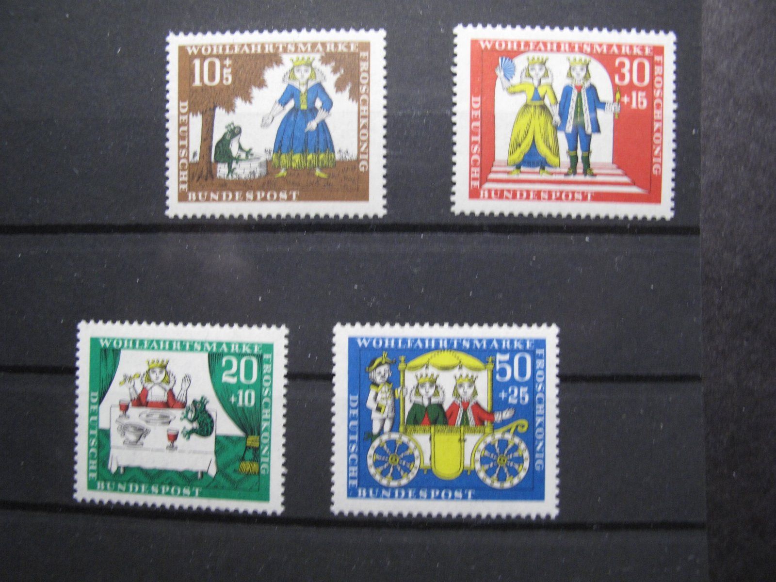 Tutti i francobolli: BRD 1966 Grimm Märchen VIII ** – Usato da Wil SG venduto da fva01