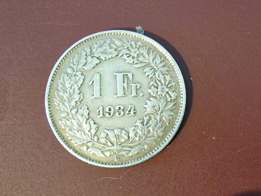 Tutti le monete: Pièce 1.- Argent 1934 – Usato da Vevey venduto da luc9