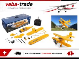 Beech D17S, gelb, Spannweite 550mm 2,4GHz 4CH 3D / 6G RTF