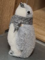 Filz Pinguin Christbaum Hänger,  ca.14 cm