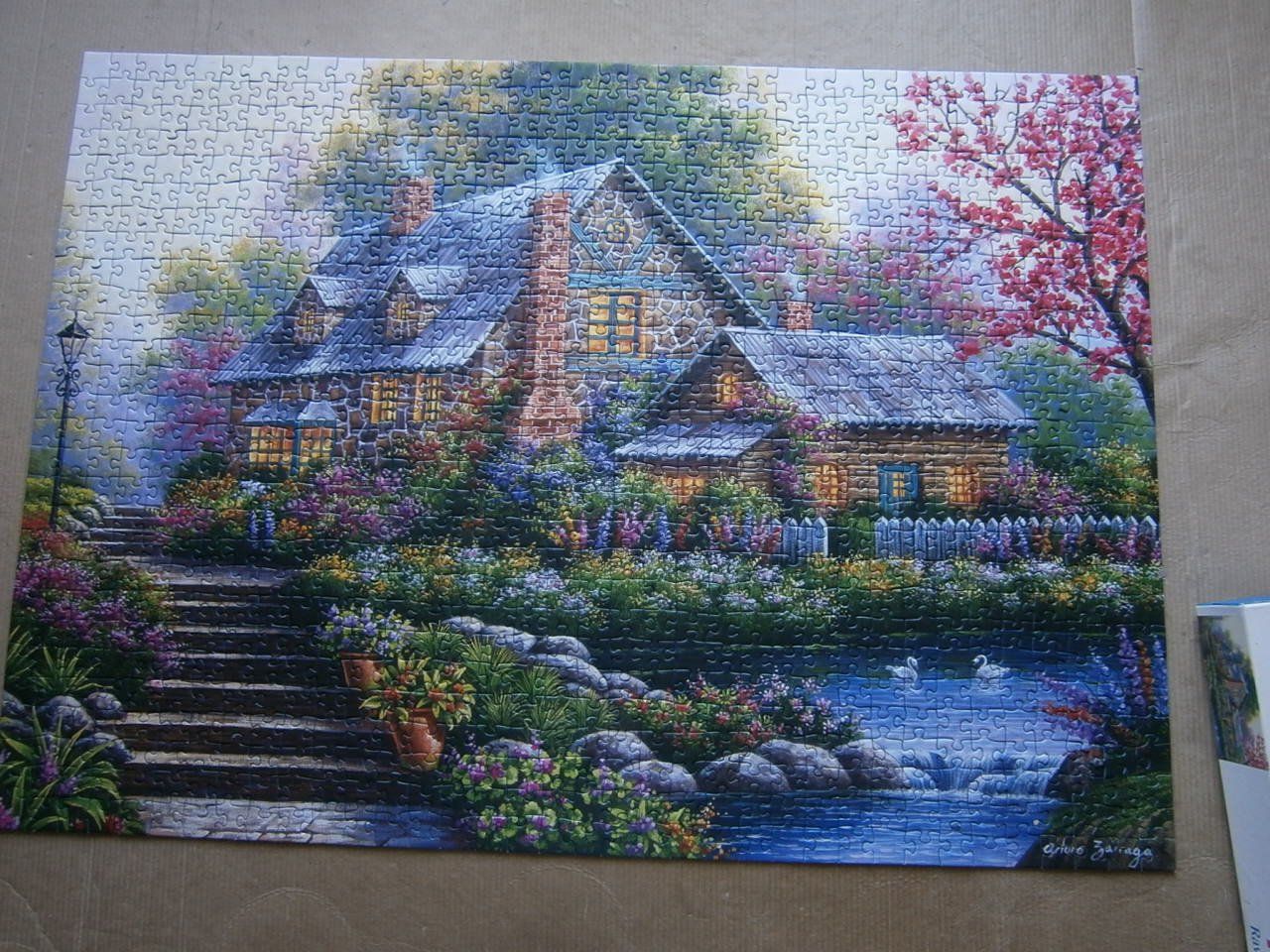 Ravensburger Puzzles: Puzzle 1000 Teile Romantic Cottage – Gebraucht aus Pratteln von 66werni 1