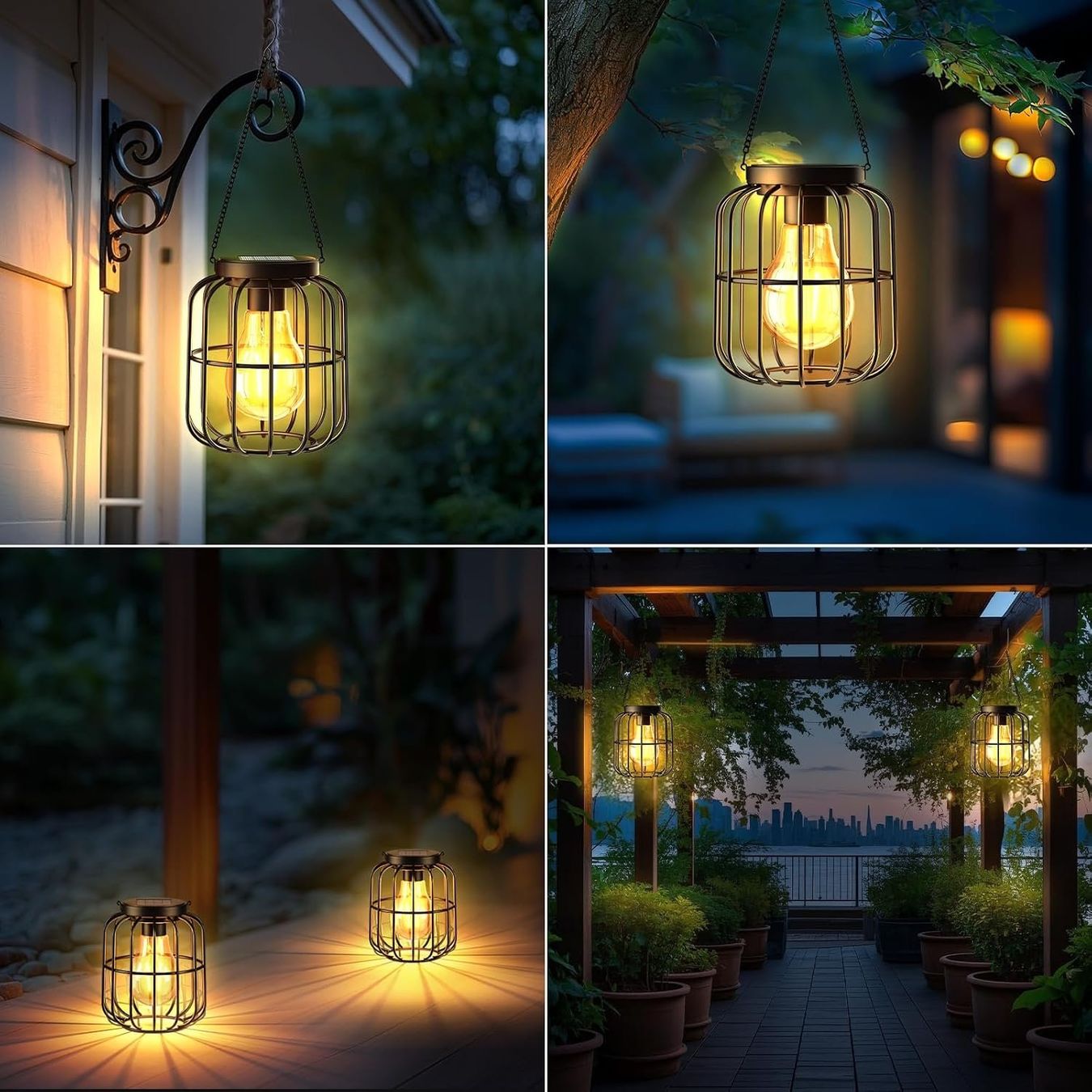 Lampade: 2x Solarlampen Außen 2er Set IP65 – Nuovo e nell'imballaggio originale da Nuglar venduto da SmartLiving24 6