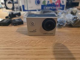 Actioncam DB Power 1080P, div.Zubehör, 2 Akkus, 1x gebraucht