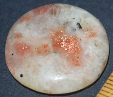 Cabochon L-4120 – Goldener Sonnenstein 23x23mm