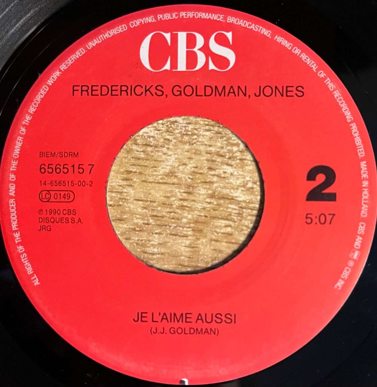 Dischi in vinile: FREDERICKS GOLDMAN JONES - NUIT – Usato da Bussigny venduto da vinyl-pas-cher 3