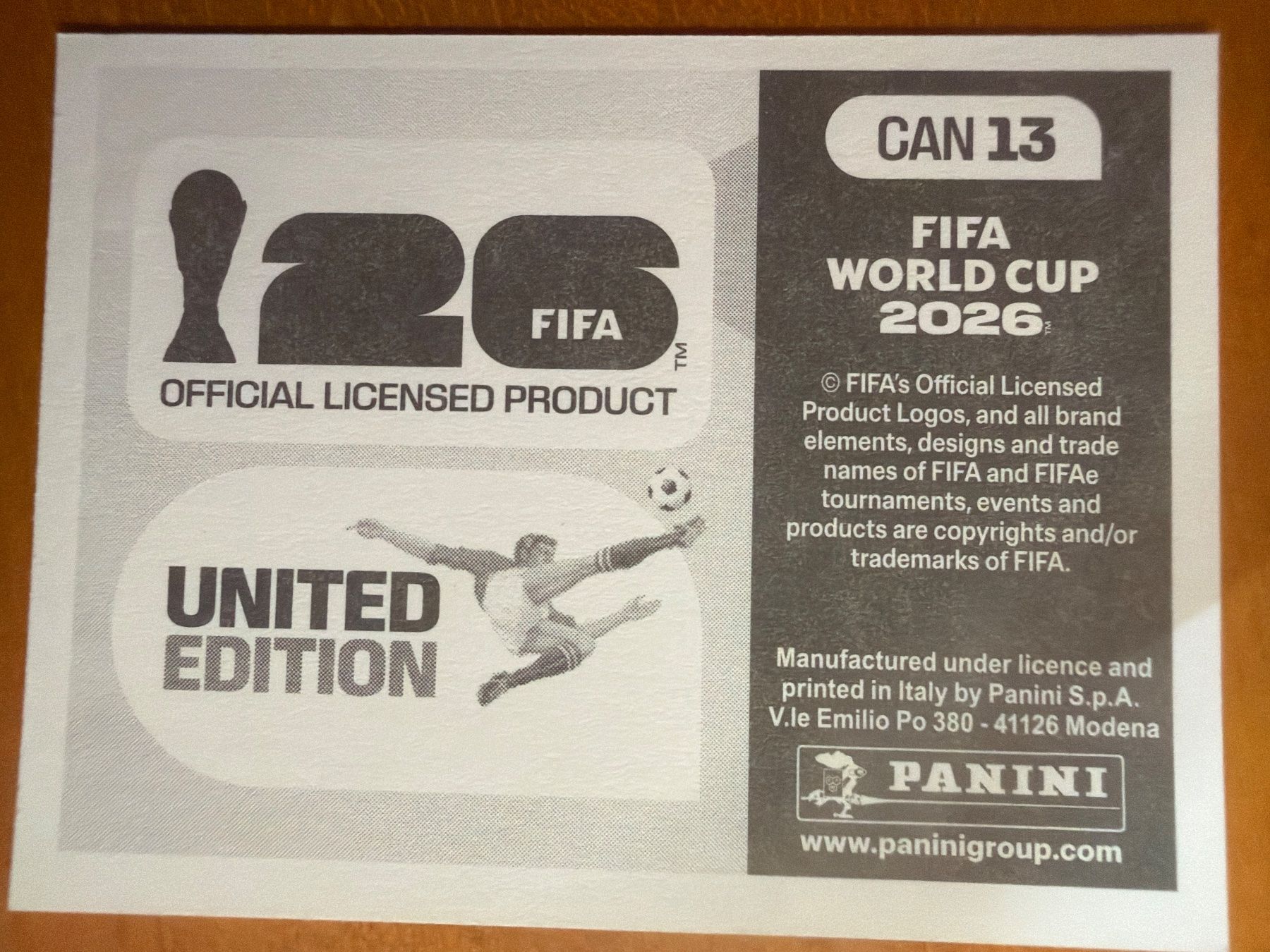 Panini Cartes à collectionner: Panini CAN13 – Neuf (Voir description) à Susten par Rechnun 1