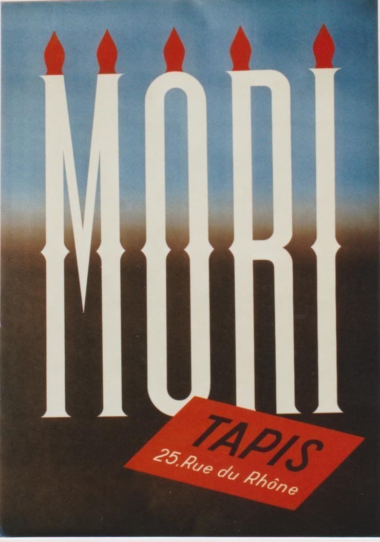Foto & Immagini: MORI TAPIS ORIENTAL GENEVE 1950 Affiche originale – Usato da Blonay venduto da postercollection