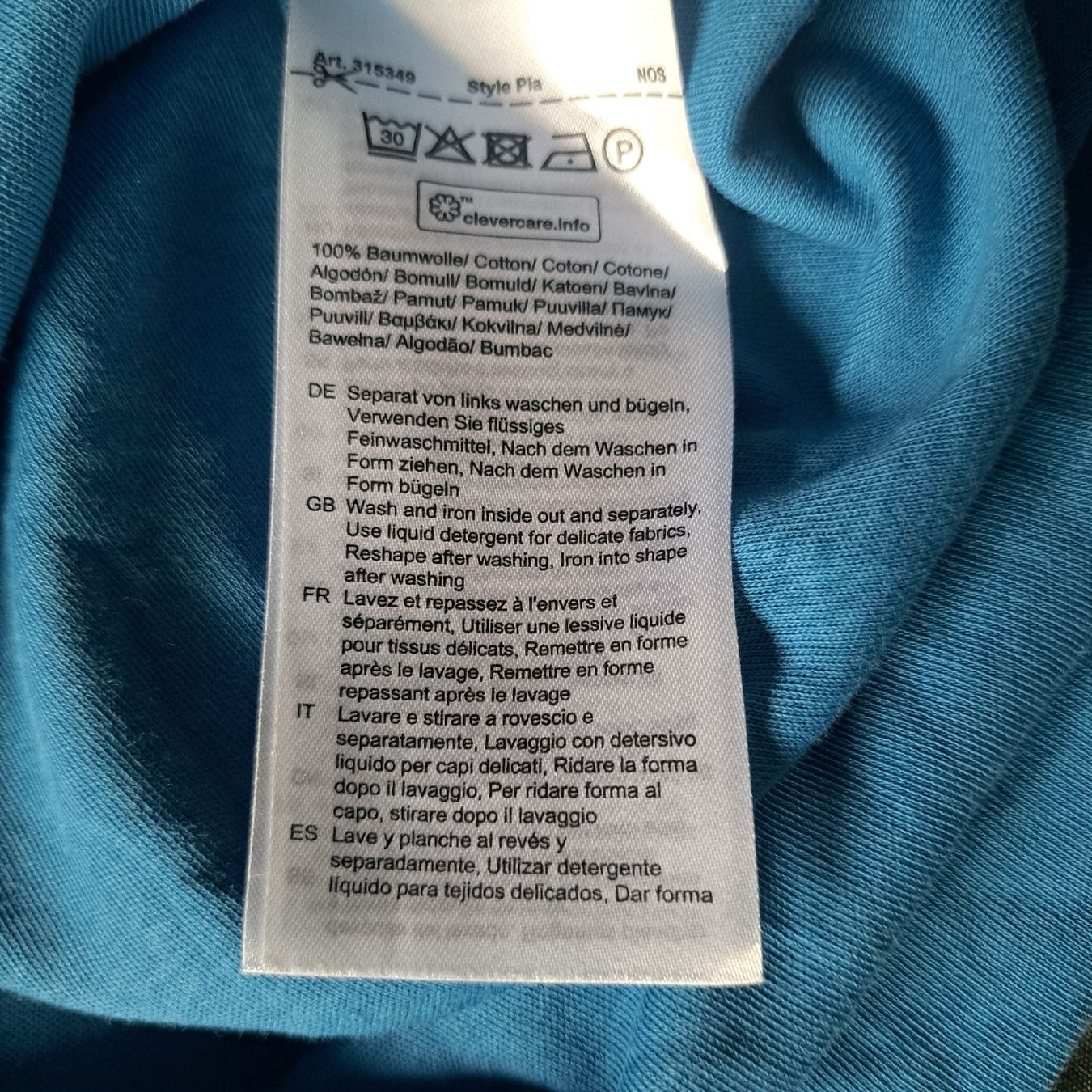 Cecil T-shirt: CECIL basic Langarmshirt blau Groesse L guter Zustand – Usato da Kriegstetten venduto da Jakasi 2