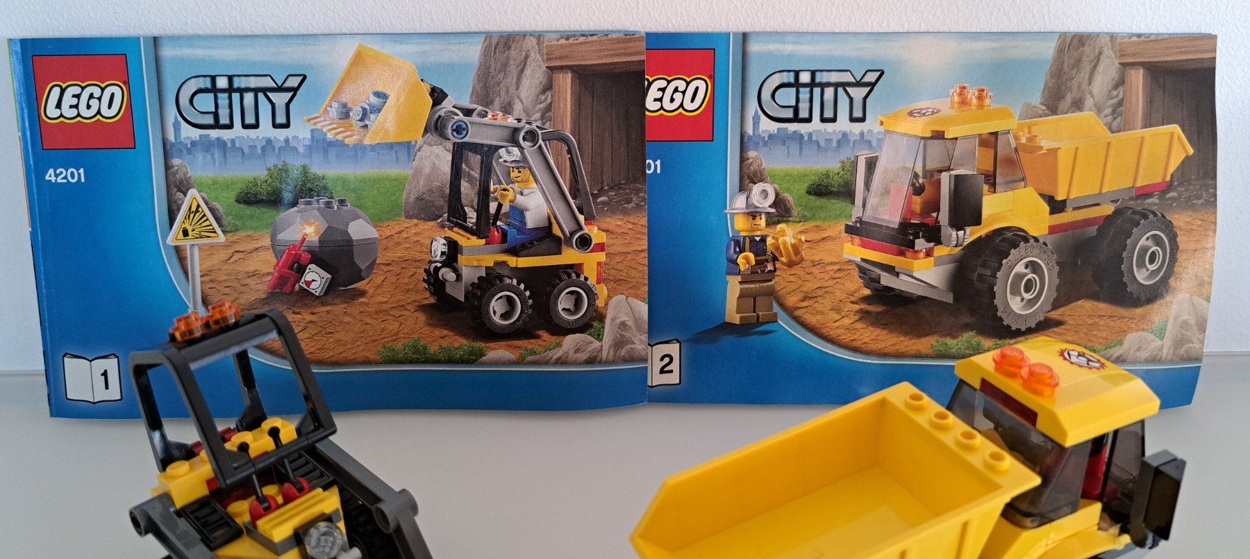 Lego Giocattoli: LEGO City 4201 Bagger mit Kipplaster – Usato da Langendorf venduto da thesi246 6