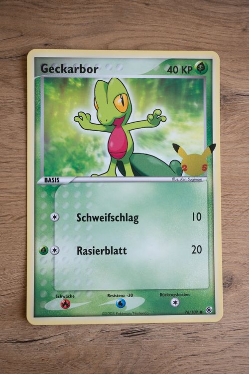 Oversize Promo Geckarbor Deutsch POKEMON NM (Neu (gemäss Beschreibung ...