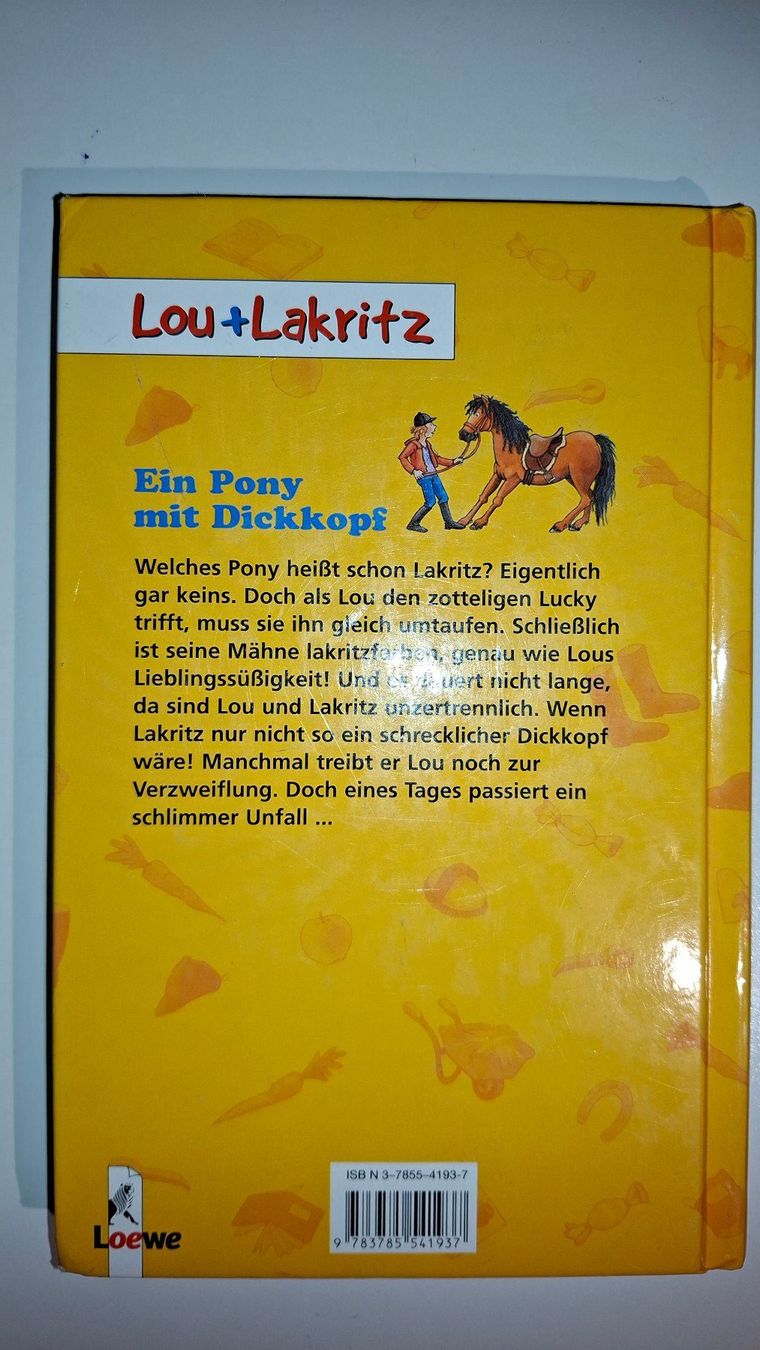 Libri: Lou+Lakritz - Ein Pony mit Dickkopf – Usato da Dietikon venduto da Buchantiqdietikon 1