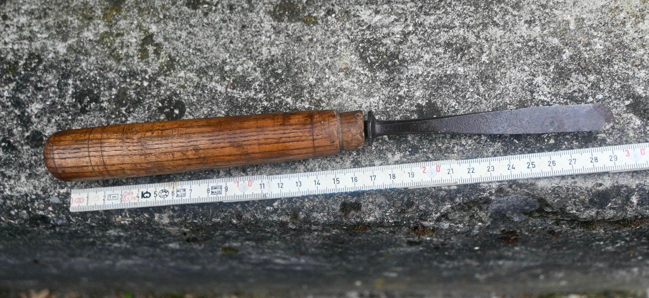 Alle Werkzeuge: ANTIKER mit langem stiel STECHBEITEL länge 29cm "scharf" – Gebraucht aus Pfaffhausen von mono_rec 4