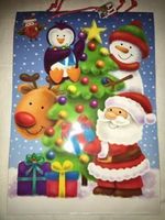 Weihnachtstüte Geschenktüte Verpackung Baum Rehntier gross