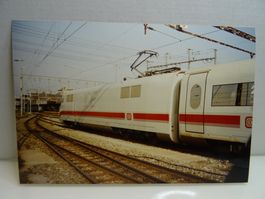 Foto DB Triebkopf ICE 401 598-4, Zürich HB, 27. Sep. 1992.