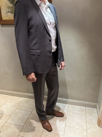 Hugo Boss Anzug, Grau, Grösse 40L, Top Zustand!