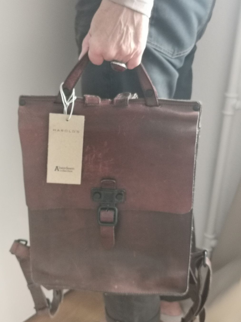 Borse: Sac en cuir de marque harold – Usato da La Cibourg venduto da djany26 1