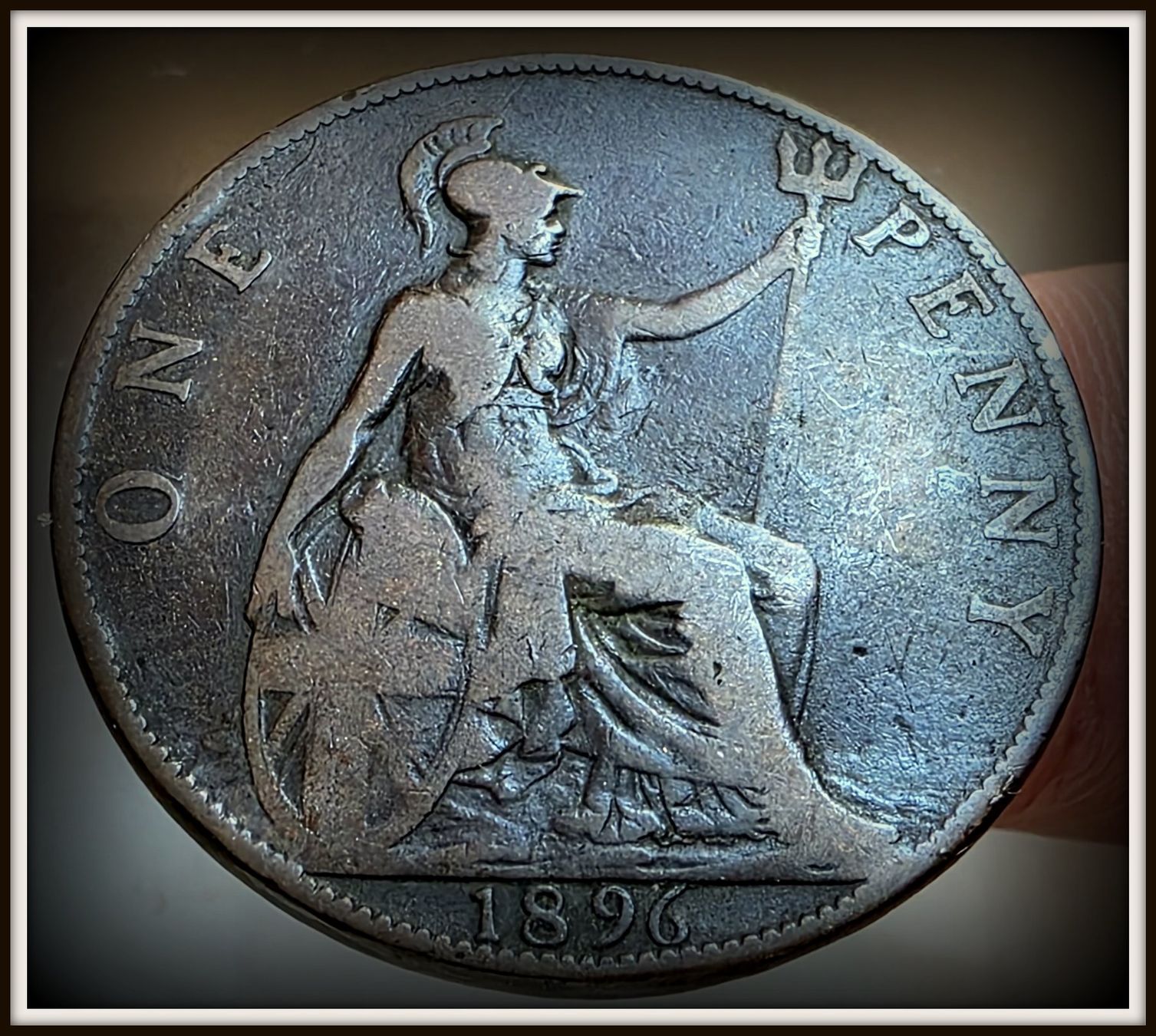 Alle Münzen: GROSSBRITANNIEN 1 PENNY 1896 – Gebraucht aus Winterthur von Creso70 1
