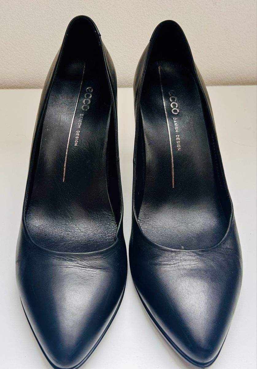 Ecco Scarpe da donna: Ecco Pumps aus schwarzem Leder – Usato da Zürich venduto da eka_5xfb 1