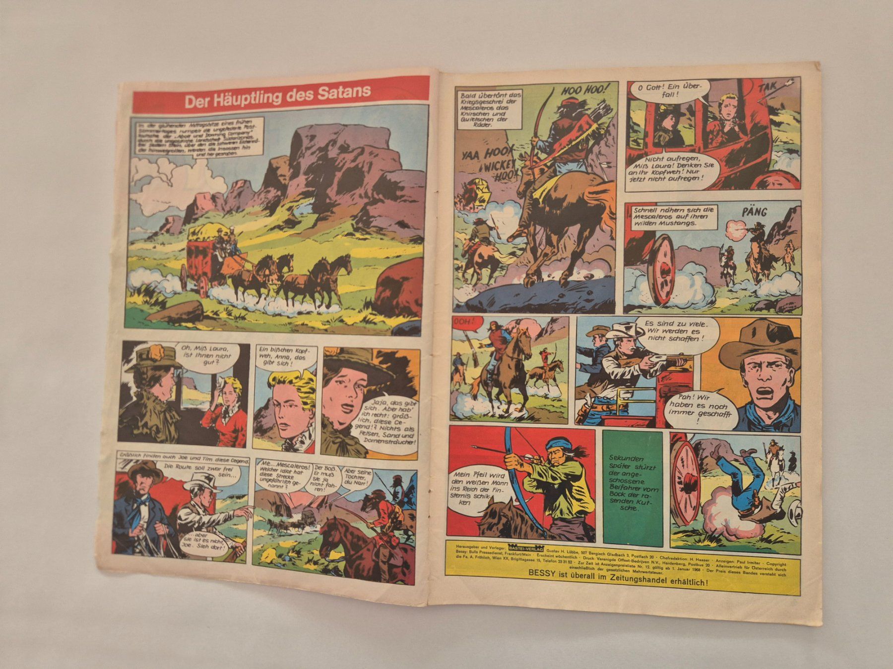 Fumetti: Bessy Comic-Heft Nr. 108 - Der Häuptling des Satans – Usato da Langendorf venduto da zvonu161 2