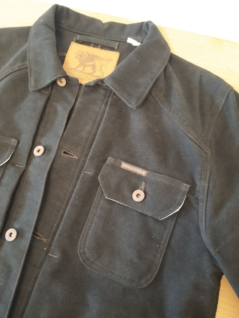 Giacche: Indigofera Parsons Lodge - Moleskin Jacket – Nuovo (secondo la descrizione) da Chur venduto da jorgehuck 3