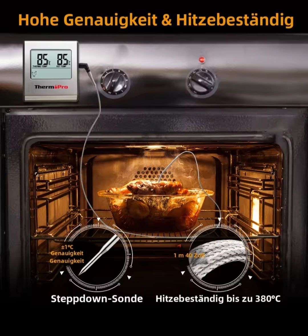 Altro per la casa: ThermoPro Bratenthermometer - Grillthermometer, Neu! – Nuovo e nell'imballaggio originale da Rüegsauschachen venduto da Solex-Driver 3
