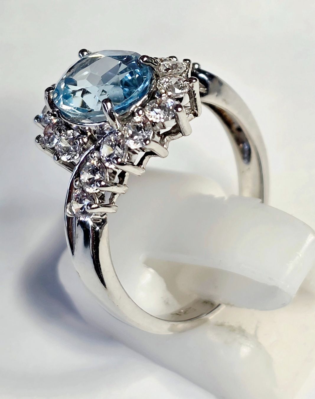 Bagues: Blau Topas Silber Ring – Neuf (Voir description) à Zürich par adriben 3
