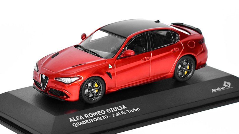 Alfa Romeo Modellini d'auto: Alfa Romeo Giulia Quadrifoglio – Nuovo e nell'imballaggio originale da Flawil venduto da Imperiosud 3