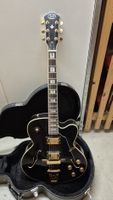 J&D E-Gitarre Hollowbody schwarz inkl. Koffer