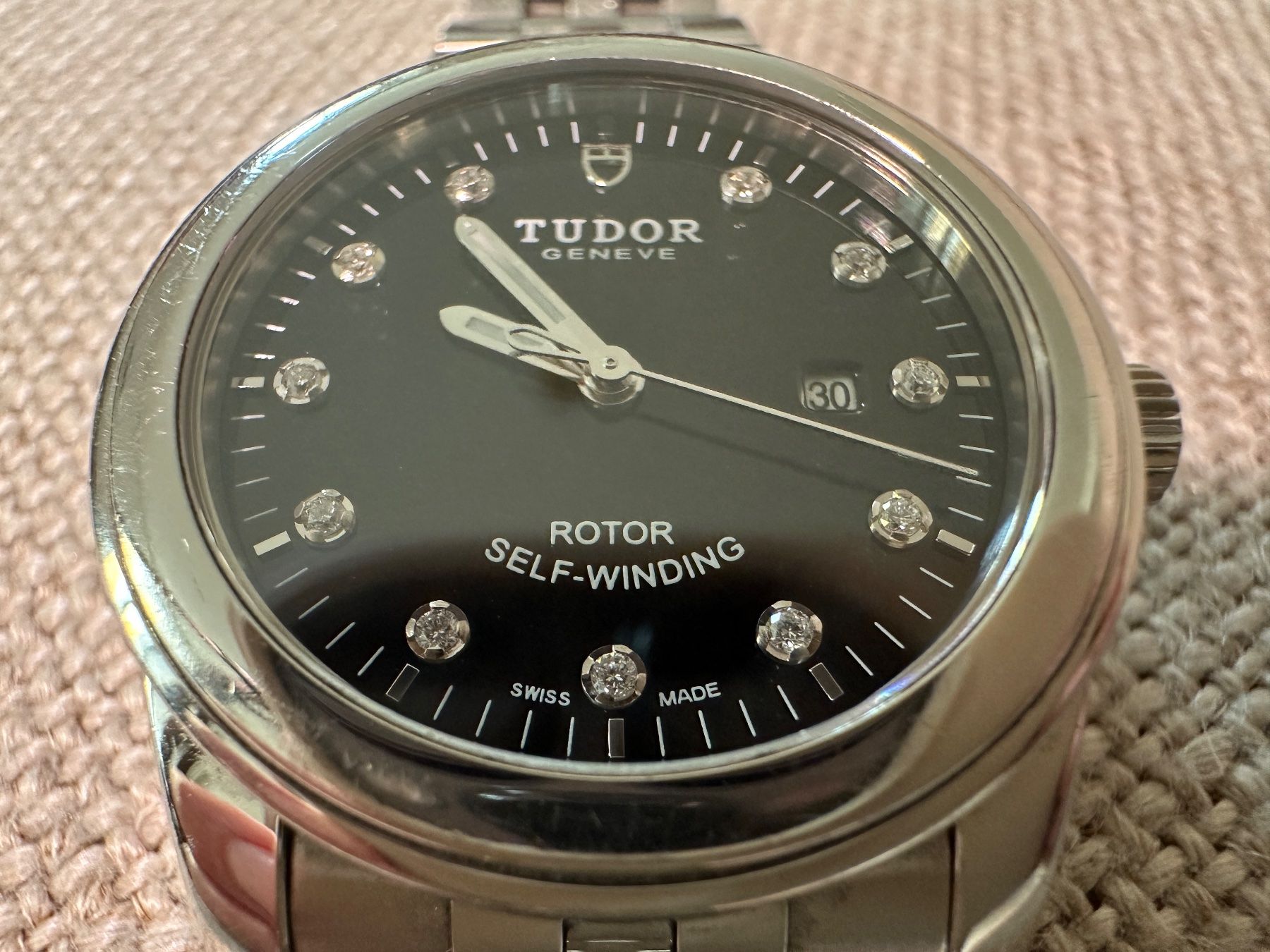 Tudor Orologi: Tudor Glamour Date Diamond Automatic 31mm Full-Set – Usato da Matten b. Interlaken venduto da cour13 5