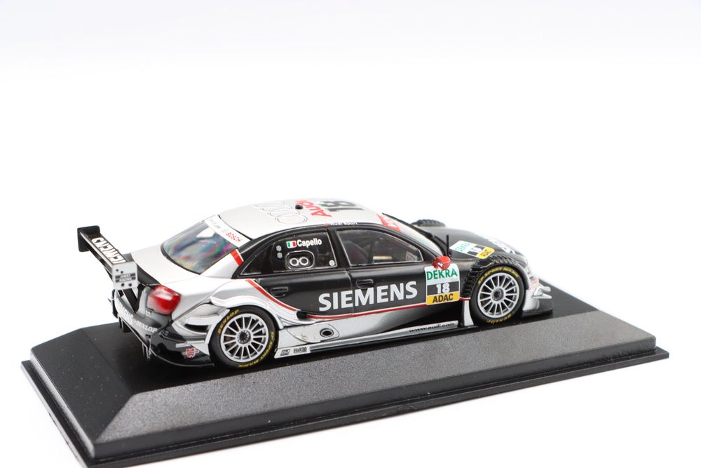 Miniature Minichamps 1/43 - Audi A4 DTM 2004 Capello - Argent - Limited