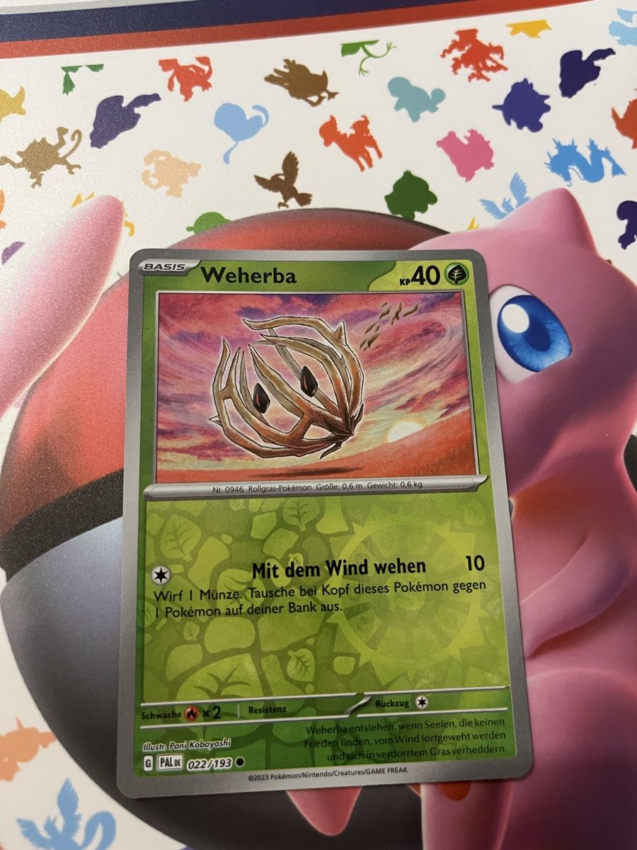Pokémon Carte collezionabili: Weherba PAL 022 Reverse Holo DE – Nuovo (secondo la descrizione) da Aarburg venduto da Barnetta07