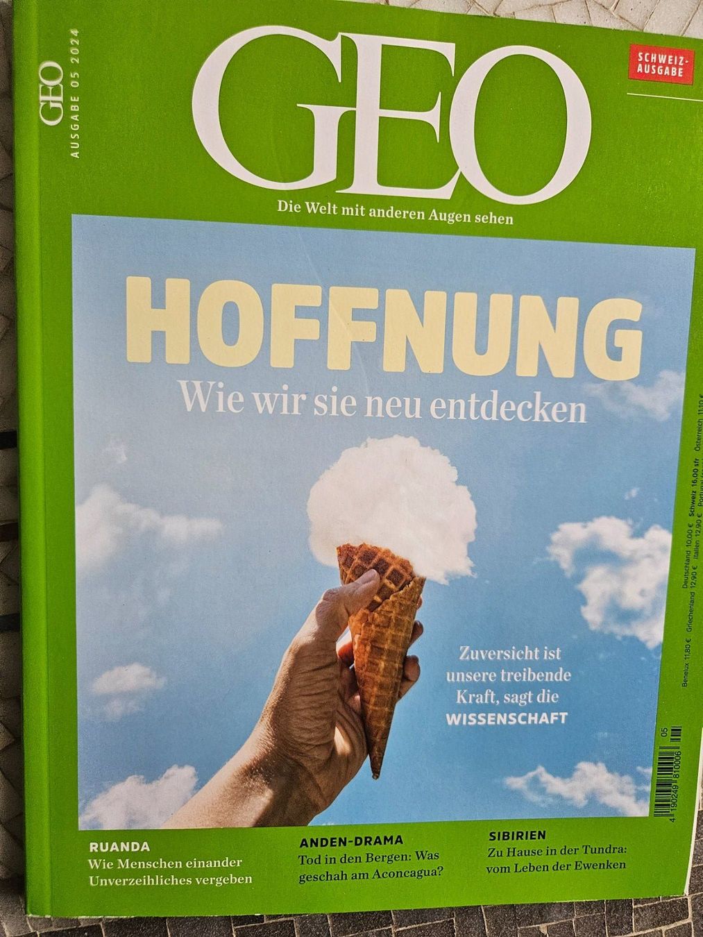 Riviste & Magazine: GEO, Hoffnung Wie wir sie entdecken – Usato da Zürich venduto da lorenzo167