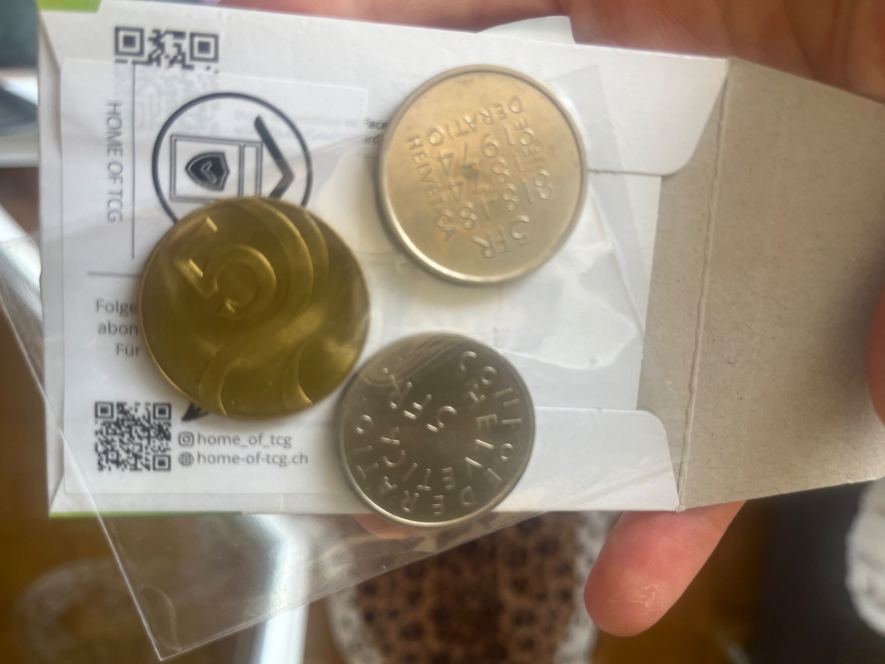 Tutti le monete: 2× 5 Franken Schweiz + 1 Token gebrauch alt – Usato da Au ZH venduto da curio.concept 3