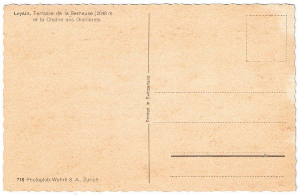 Cartoline postali: Leysin - Restaurant + Gondelbahn mit  les Diablerets – Usato da Binningen venduto da Mountainrider 1