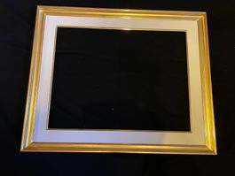 Bilderrahmen echtgold-gefasst/Holz